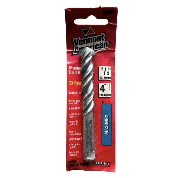 Vermont America 1/2” Masonry Bit - Picture 1 of 1